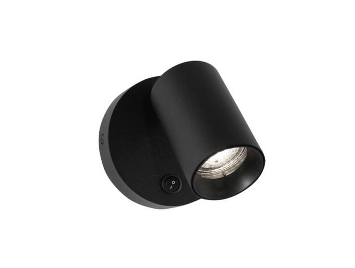 Nova Luce Wandleuchte Net - Sandschwarz Clean, Junges Wohnen, Mo
