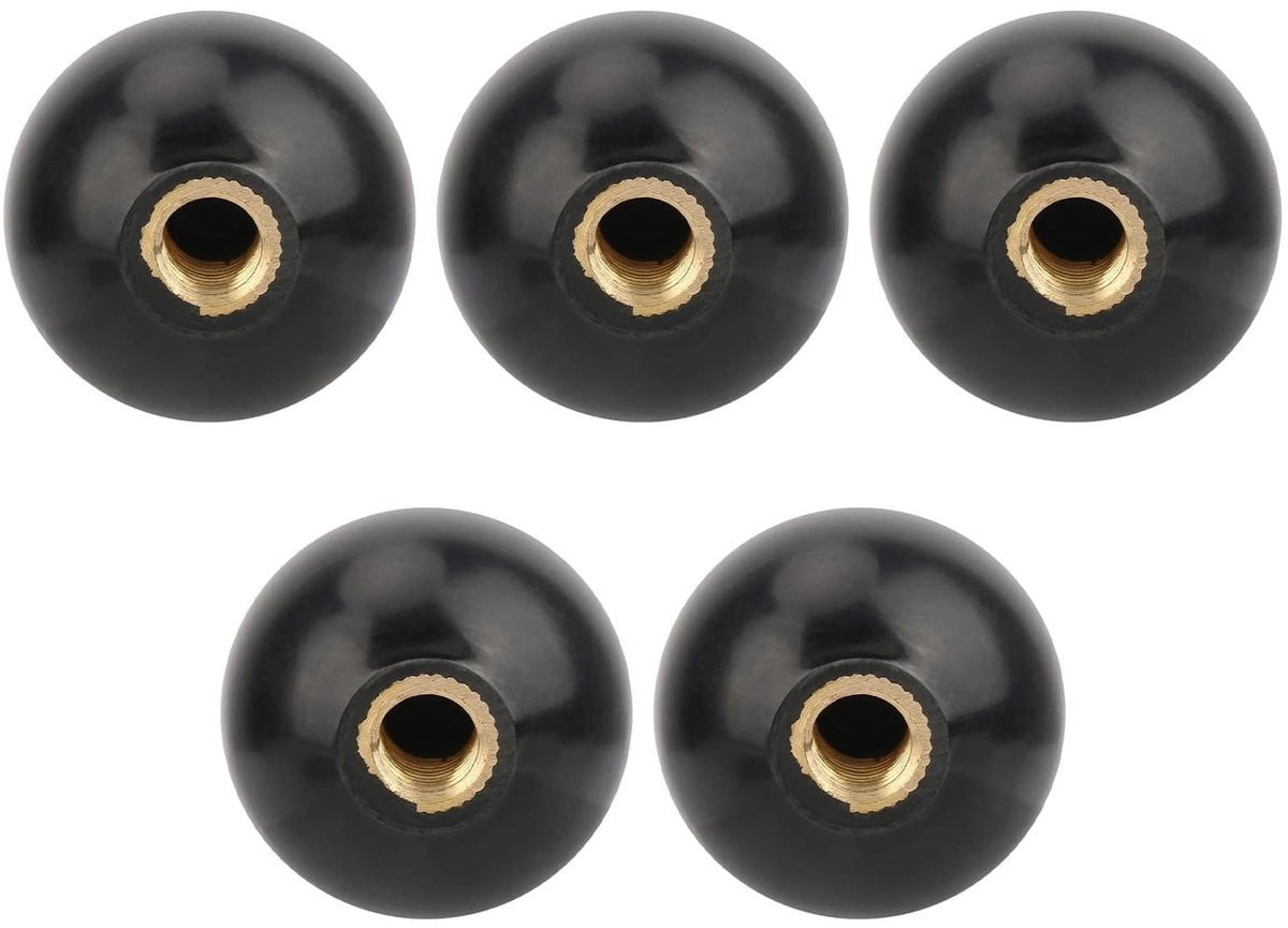 Dailygoods Knop M10 Balgreep - 5 stuks - Kunststof - 35 mm diameter