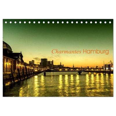 Charmantes Hamburg (Tischkalender 2026 DIN A5 quer), CALVENDO Monatskalender
