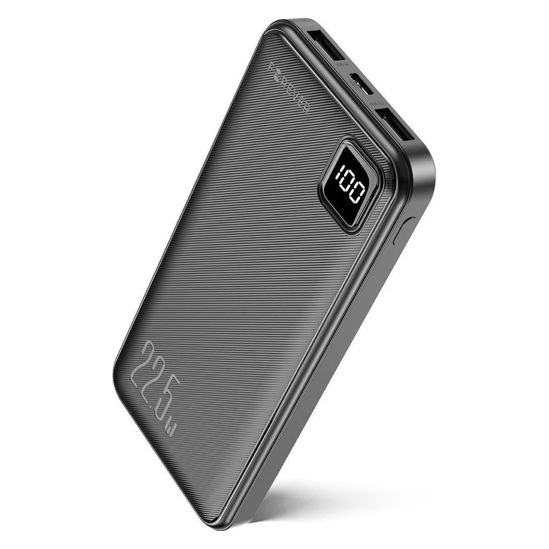 Forever power bank TB-300M PD QC 22,5W 10000 mAh black (10000 mAh, 22.50 W) (59597366)