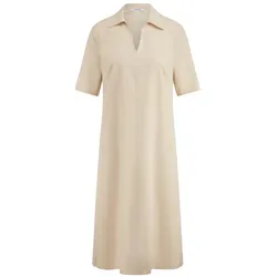 Kleid Hemdkragen Peter Hahn beige, 38