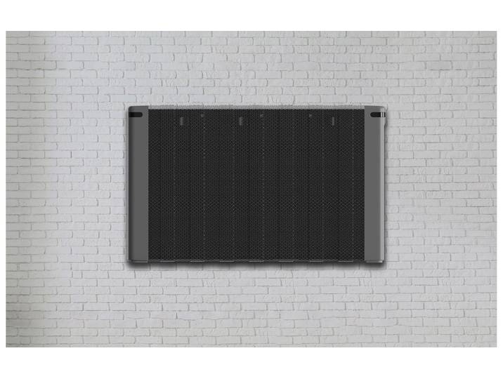 SONNENKÖNIG Keramikheizlüfter Maximo 20 2000 W , schwarz, B:80cm H:46,9cm T:26,9cm, Heizstrahler, Keramikheizlüfter