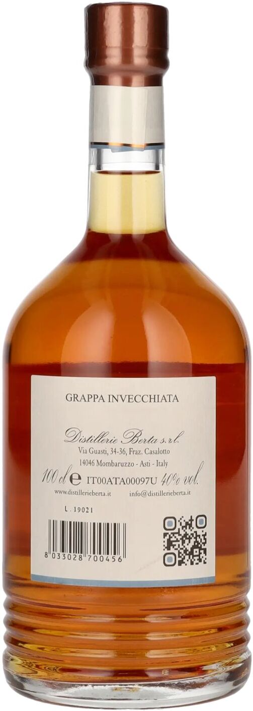 Berta Grappa Villa Prato Grappa Invecchiata 40% Vol. 1l