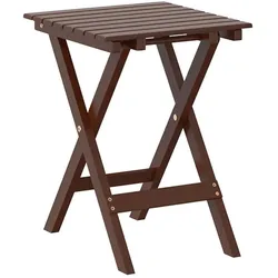 vidaXL, Gartenbeistelltisch + Gartenservierwagen, Ledger
