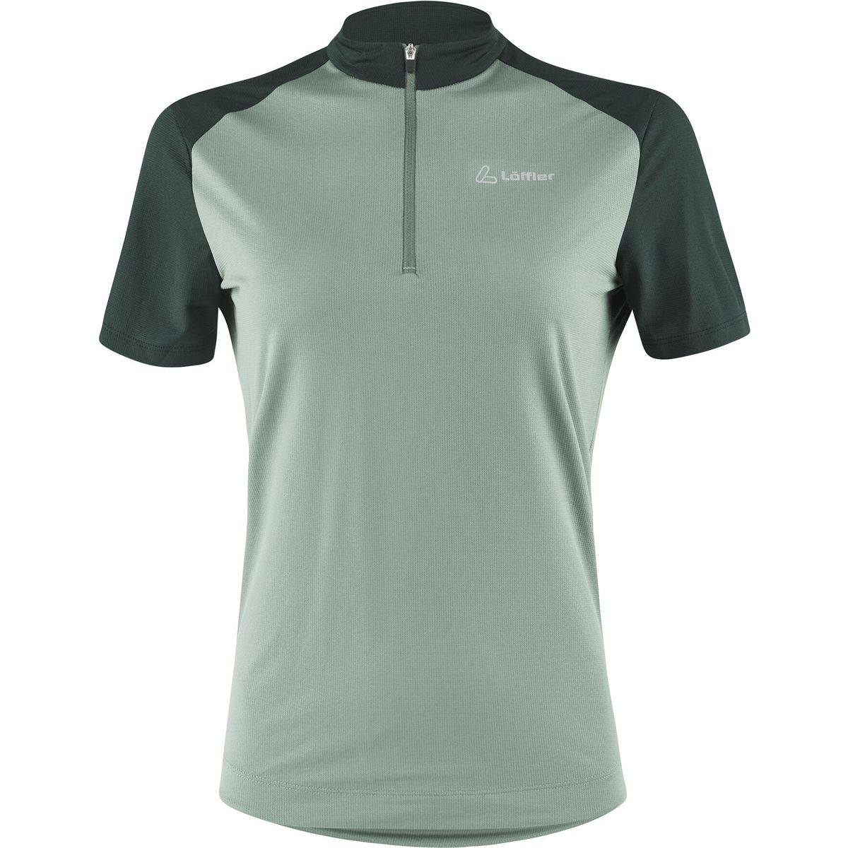 Löffler Women Bike Shirt Half Zip Purana cottage/forest (A19) 42 28887-A19-42