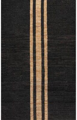 JONATHAN Y Zolak Rustic Beach House Wide Ticking Stripe Jute Rug