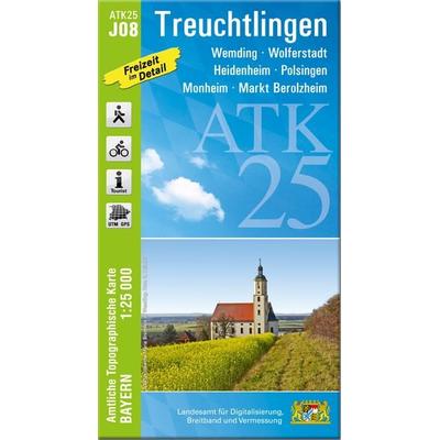 ATK25-J08 Treuchtlingen (Amtliche Topographische Karte 1:25000), Sonstige von , Landesamt für Digitalisierung, Breitband und Vermessung, Bayern,