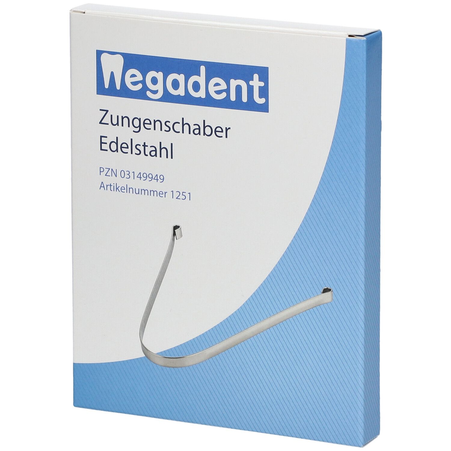 Zungenschaber Edelstahl rostfrei 1 St Zungenreiniger