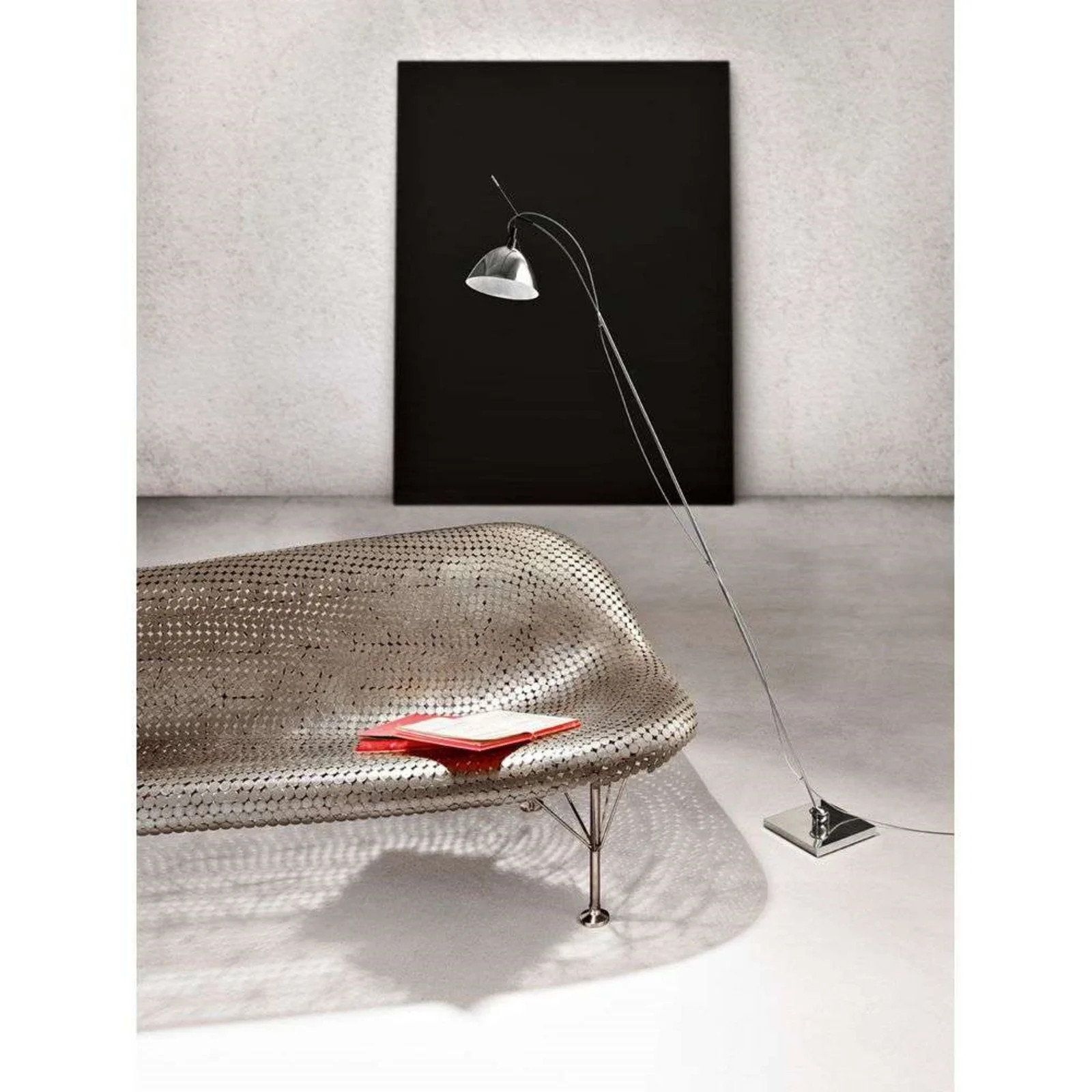 Ingo Maurer Max. LED Vloerlamp Chrome Aluminium