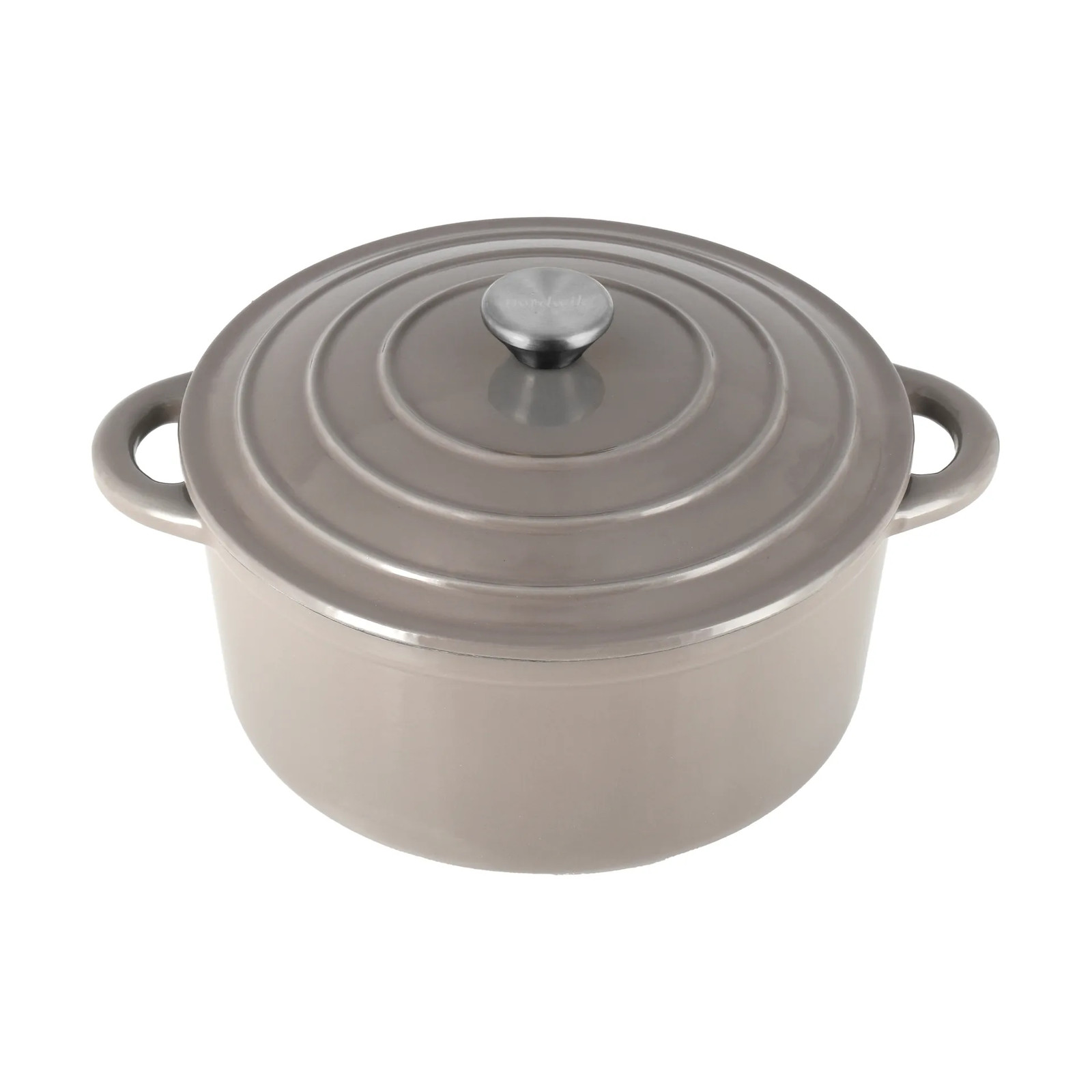 Nordwik gietijzeren pan rond, 5 l, Taupe