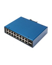 DIGITUS Industrial Ethernet Switch 16-Port 10/100/1000Base-TX+ 2G SFP 1 Gbps (DN-651138)