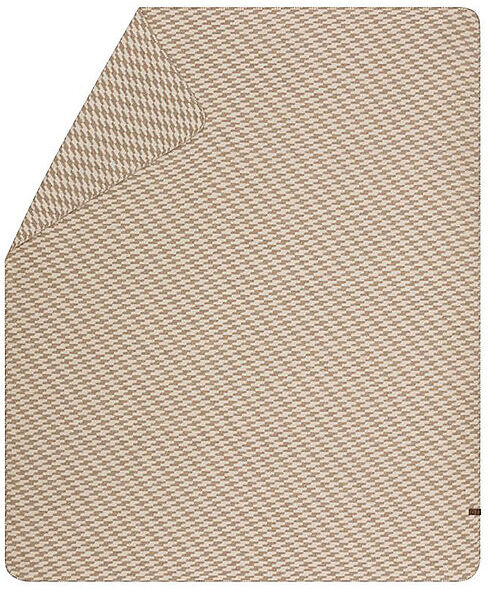 David Fussenegger Wohndecke MERANO Welle 160x200cm Natur  beige EG
