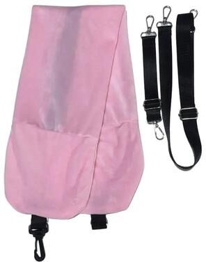 Inspired Finds Fillable Travel Neck Pillow Soft Fleece U Shaped Pillowcase With Storage Bag pink