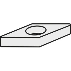 Pramet Wendeplatten-Unterlegscheibe ISO SVN 160304:GJ11 Brutto-G.6,75g Farbe Silber