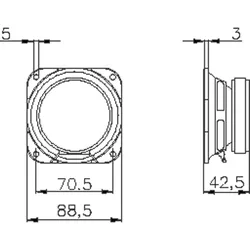 WHD Lautsprecher-Chassis PM87BB-8