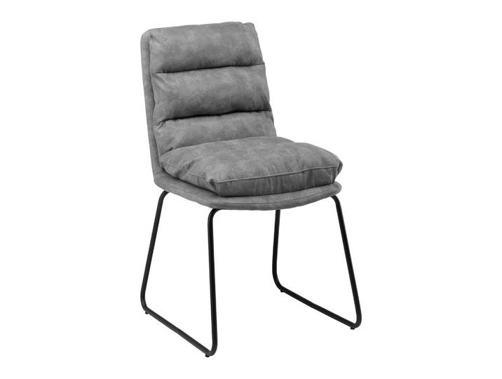 Stuhl Kona Grau Mikrofaser Gepolstert