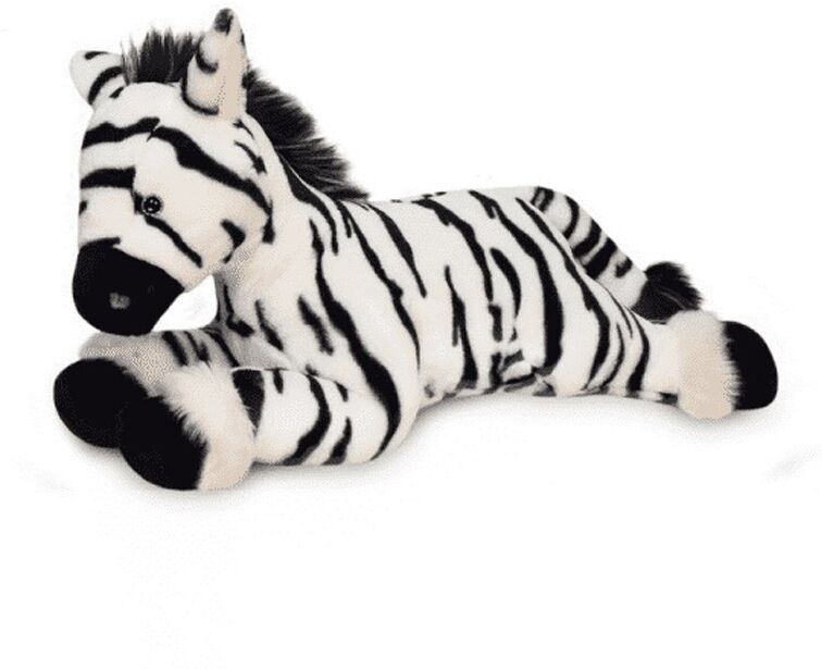 Histoire d'Ours Peluche Zèbre Blanc 35 cm