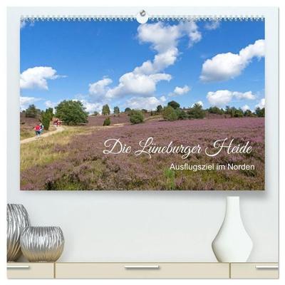Die Lüneburger Heide - Ausflugsziel im Norden (hochwertiger Premium Wandkalender 2027 DIN A2 quer), Kunstdruck in Hochglanz