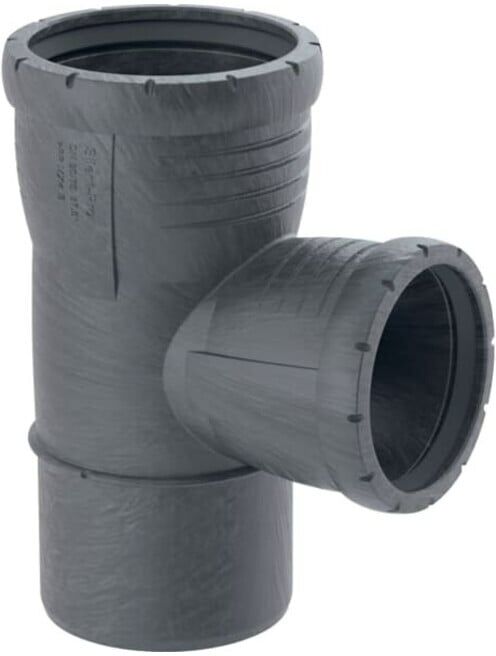 Geberit Raccord Silent Pro DN 125/125, 87,5°, haute isolation acoustique (393652141)