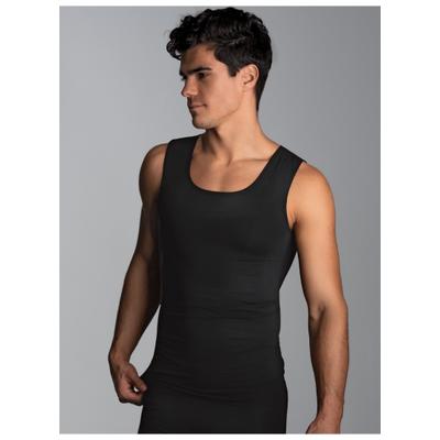 Unterhemd TRIGEMA "TRIGEMA Nahtloses Trägershirt", Herren, Gr. L, 1 Stk., Normalgrößen, schwarz, 90% Polyamid, 10% Elasthan, Unterhemden Unterhemd