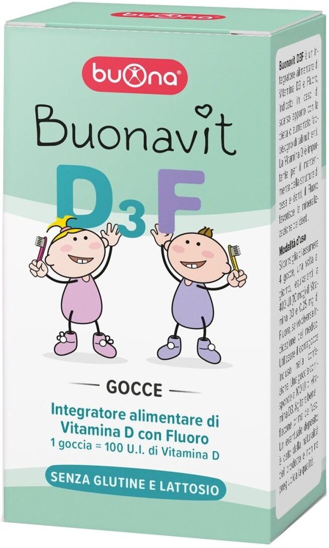 Buona vit D3F 12 ml gocce vitamina D