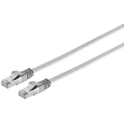 RJ45 Flachkabel m. CAT 7 Rohkabel slim 10m