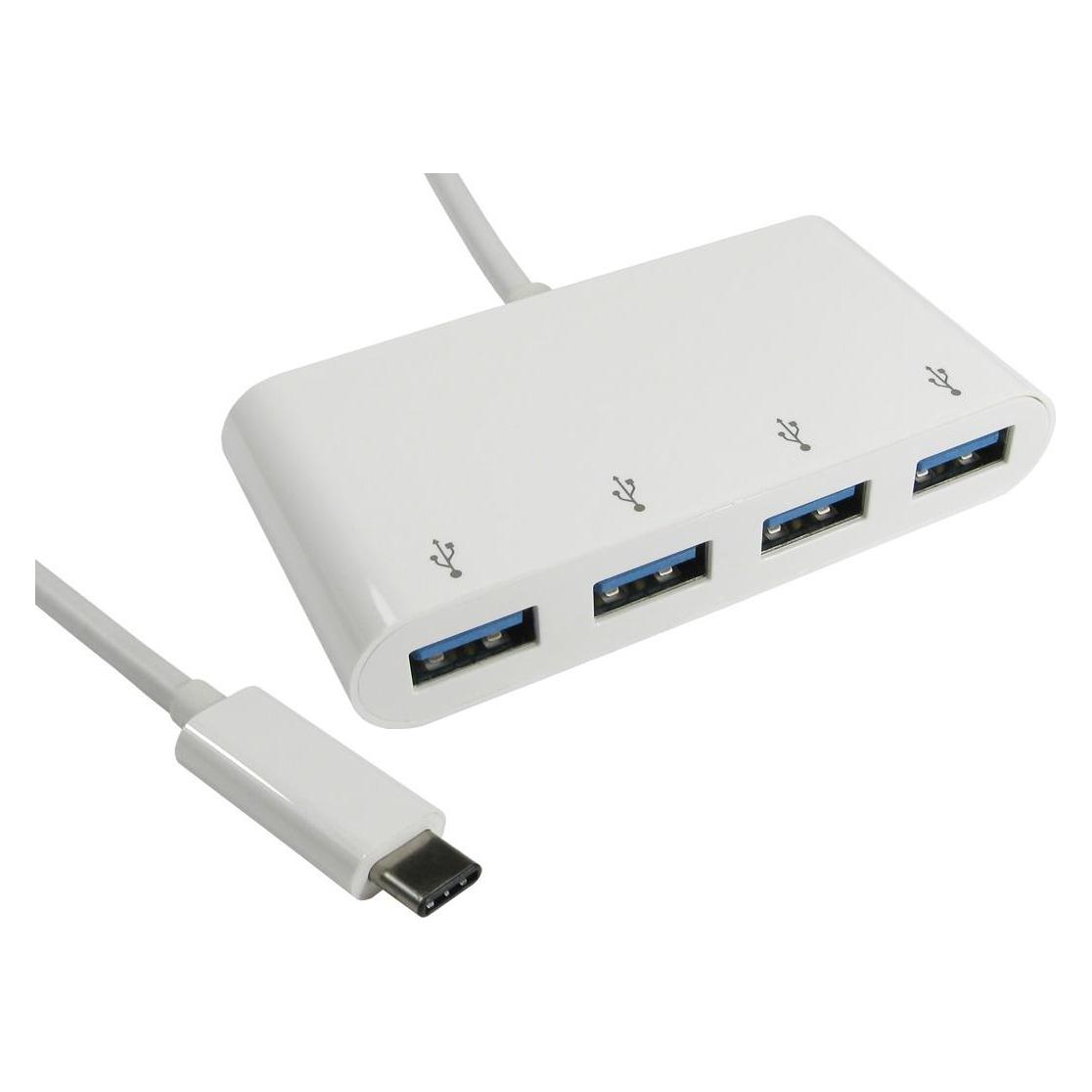 Cables Direct 15CM LEAD USB C(M)-4X USB3.0A(F) ADA (USB-C, 4 Ports) (USB3C-HUB4BP)