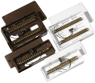 ABUS Security Center ABUS Aufputz-Lötverteiler 16-polig VdS C (braun) VT4000B