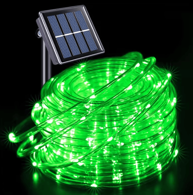 Inspire Curations Solar LED Rope String Lights Waterproof Outdoor Garden Tube Lights green 22m 200leds