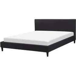 POLSTERBETT 160/200cm Schwarz Fitou
