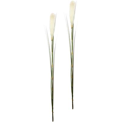Kunstpflanze I.GE.A. "Pampas", weiß, B:13cm H:125cm L:10cm, Obermaterial: 85% Kunststoff, 15% Polyester, Kunstpflanzen, Kunstpflanze, Pampasgras, Boho, 2er Set