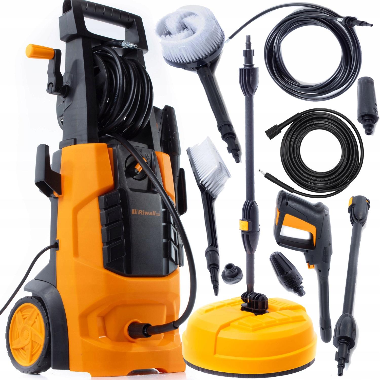 Hochdruckreiniger Riwall Pro REPW 180 mit 2400 W und 180 bar, 8 m Schlauch