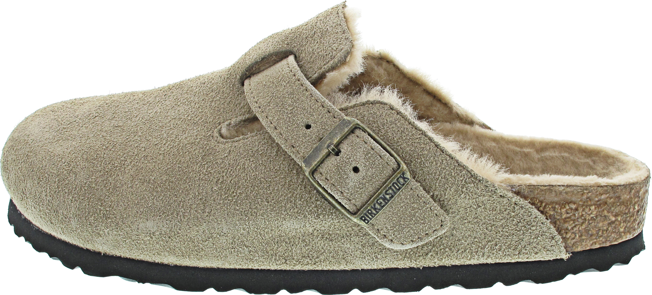 BIRKENSTOCK BOSTON VL/ SHEARLING HellBraun
