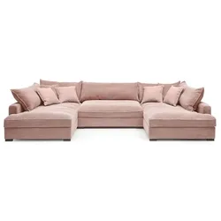 BOOOM Wohnlandschaft Tribecca Cord Flamingo