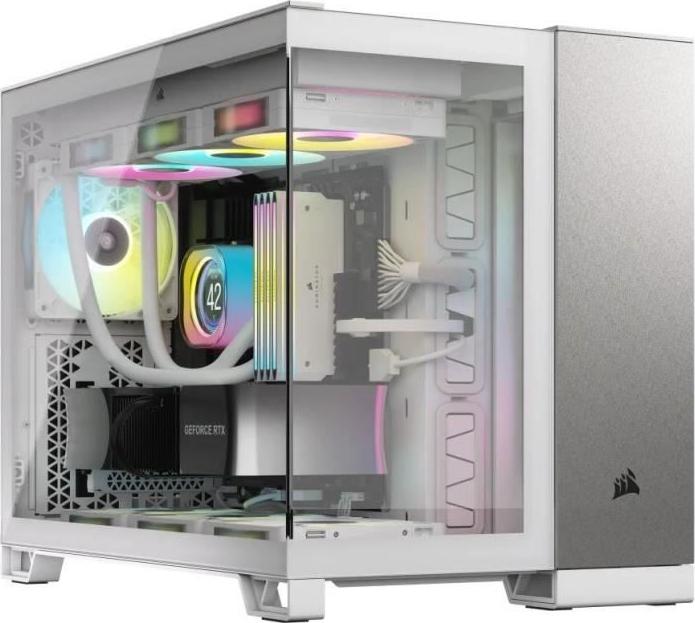 PC Gehäuse, Corsair 2500X, mATX, Schwarz/Obsidian Aluminium