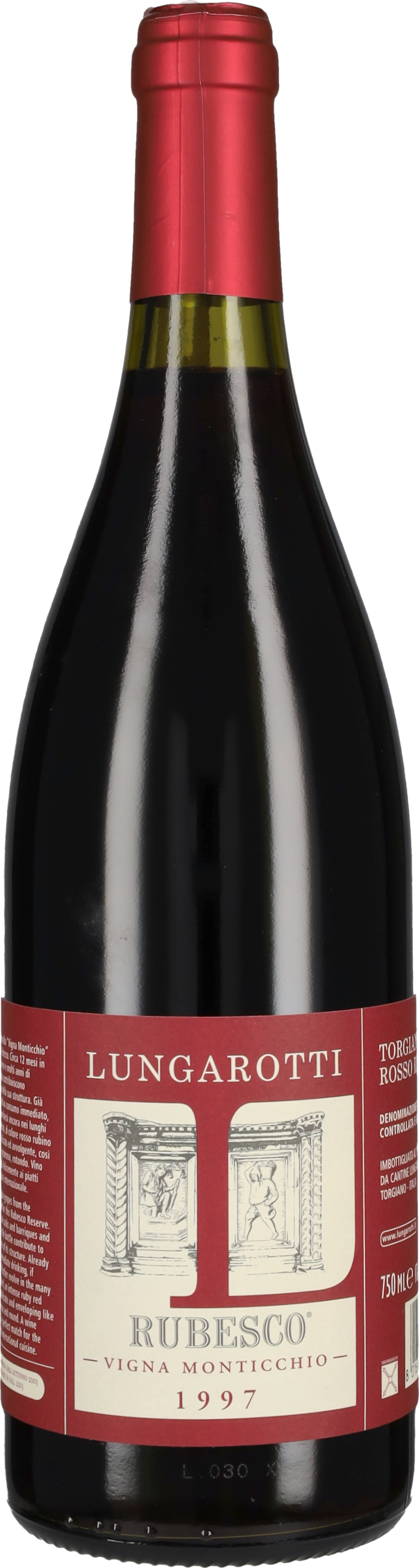 Torgiano Rosso Riserva 'Rubesco Vigna Monticchio' Lungarotti 1997