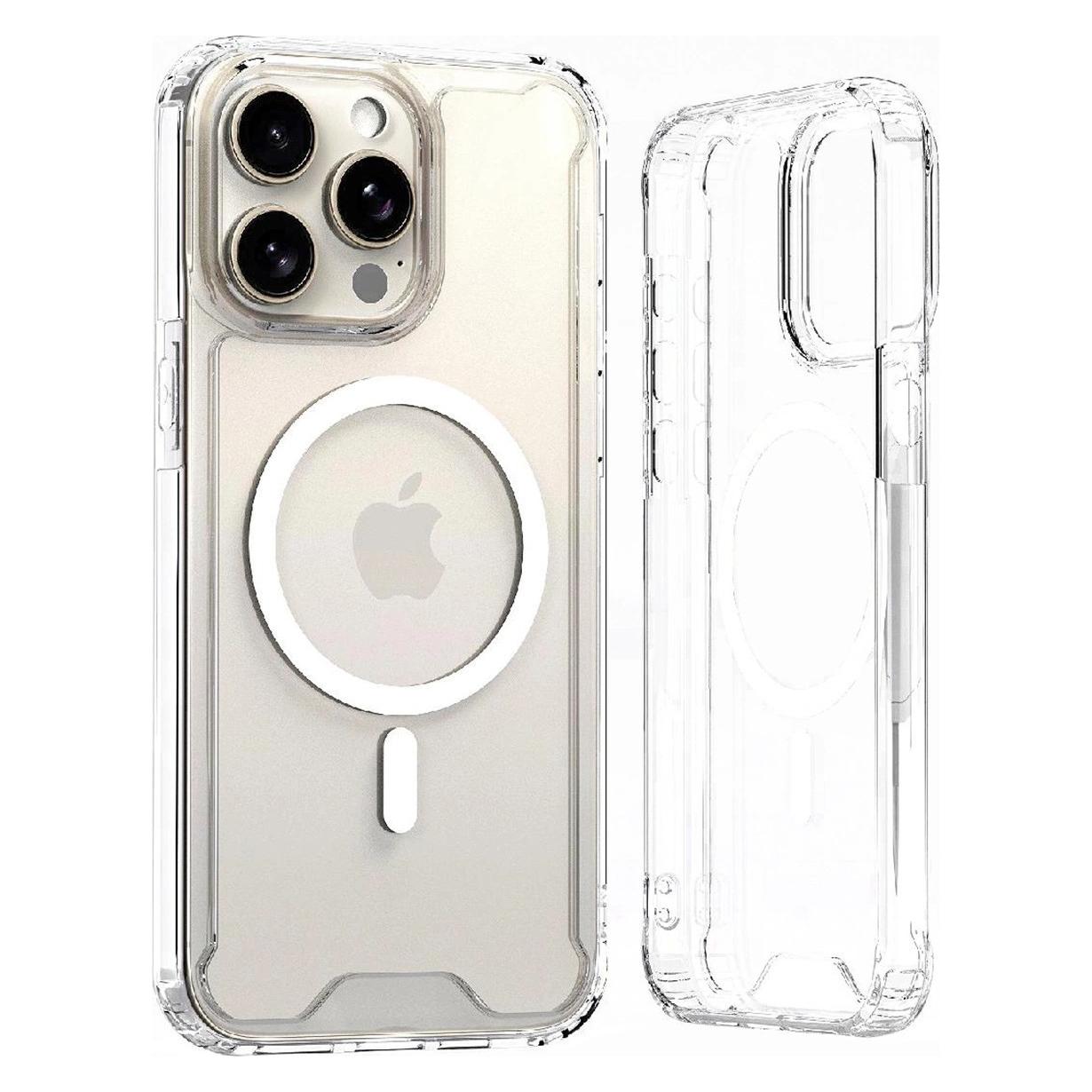 Hurtel Clear Corner Case MagSafe for iPhone 16 Pro Max - Clear (Apple iPhone 16 Pro Max) (5907769363849)