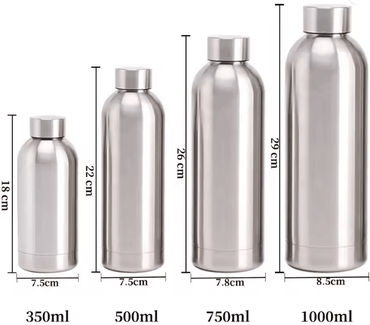 Inspire Essentials Stainless Steel Water Bottle For Sports Travel And Daily Use f
