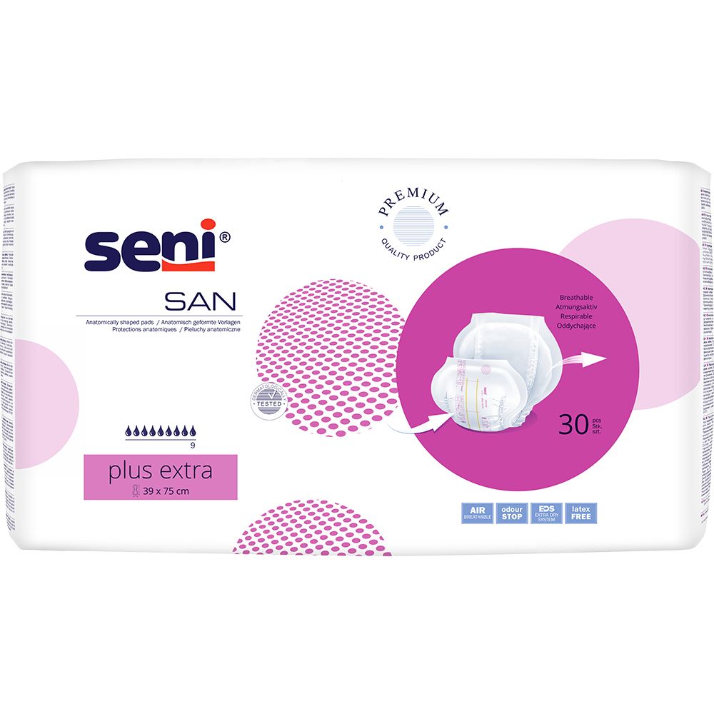 Seni San Inkontinenzvorlage plus extra 30 St Beutel