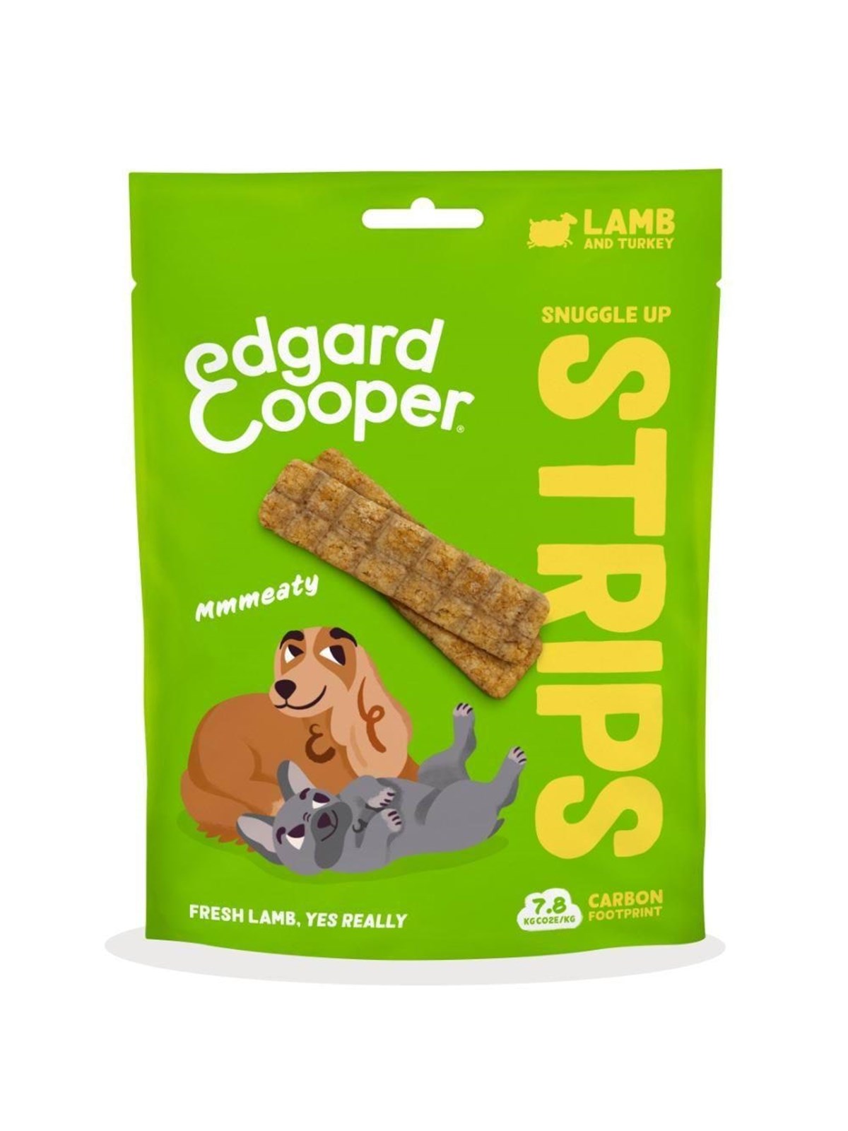 Edgard Cooper - Snuggle Up Dog Strips - Lamb - 75g