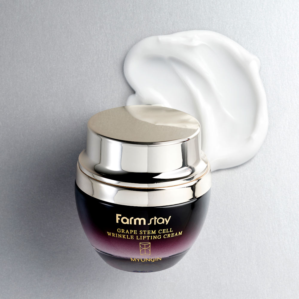 FarmStay Grape Stem Cell Crema antiarrugas lifting 50mL