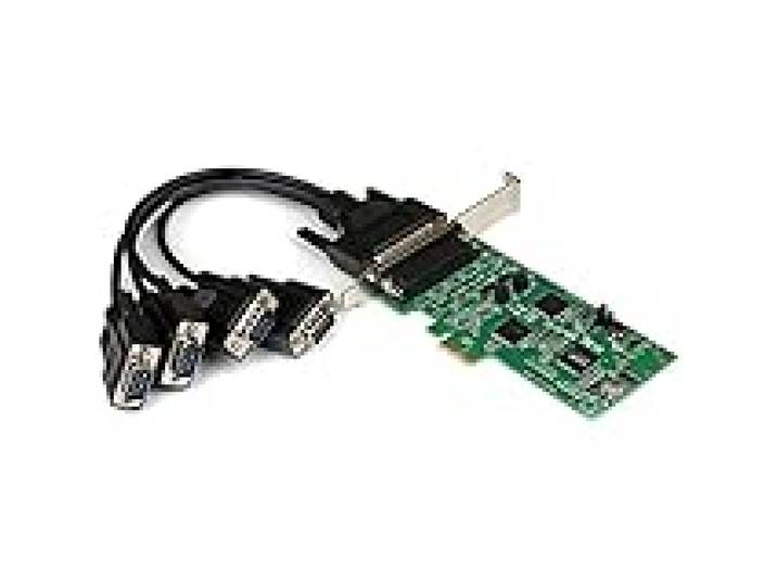 StarTech Carte PCI Express Série 4 Ports, 2x RS232, 2x RS485 (PEX4S232485)