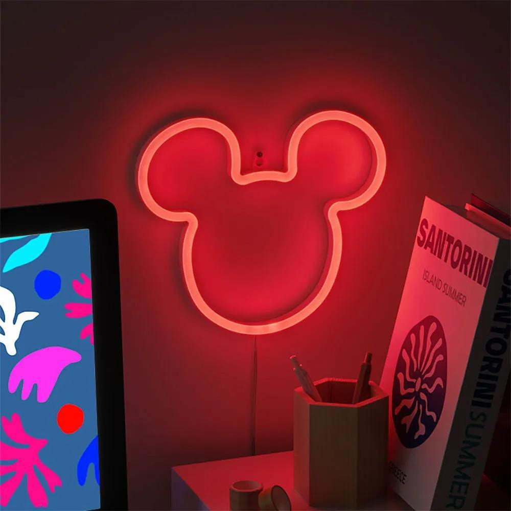 Paladone Disney Mickey Neonwandlamp met LED-effect voor de kinderkamer