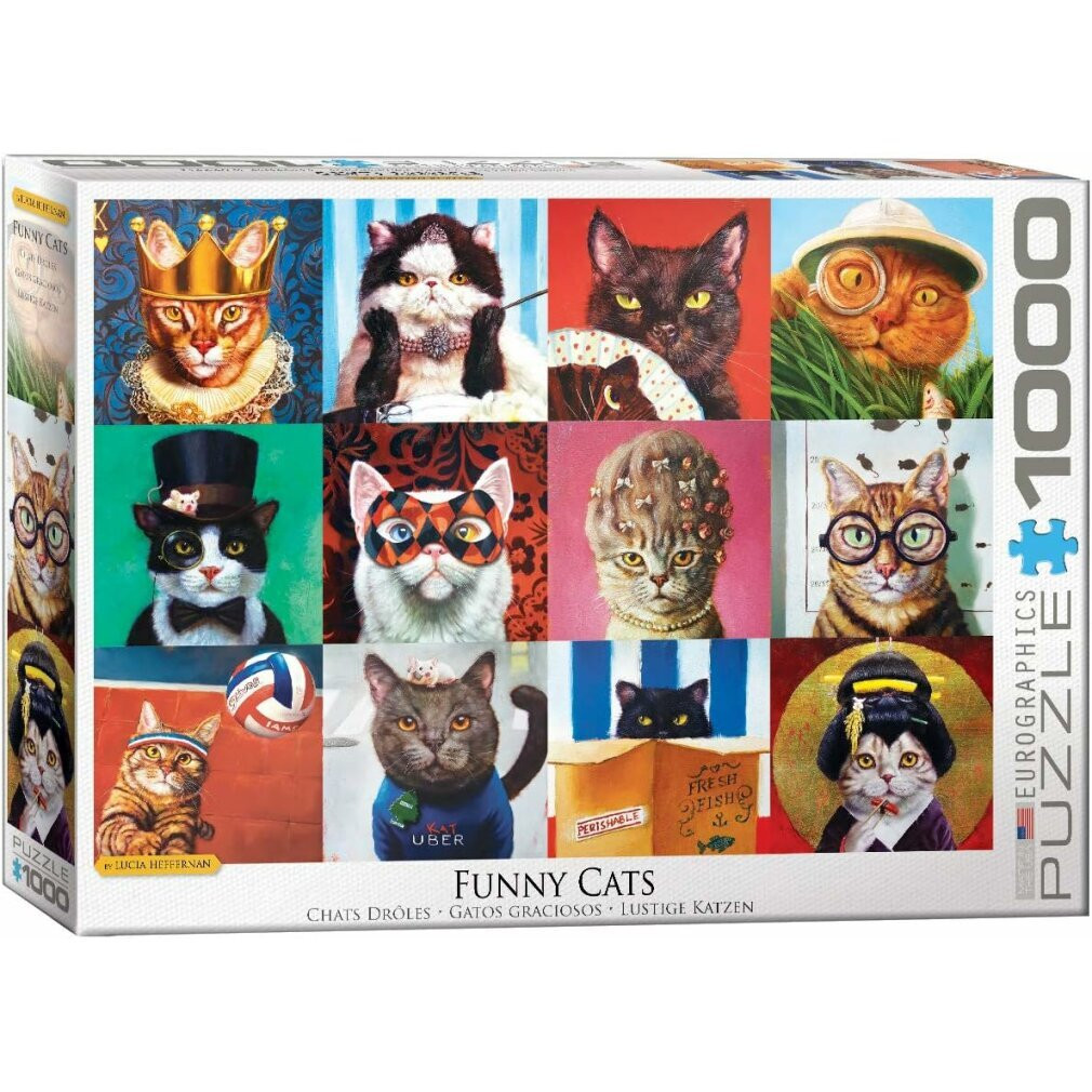 Eurographics Puzzel Leuke Katten 1000 stukjes