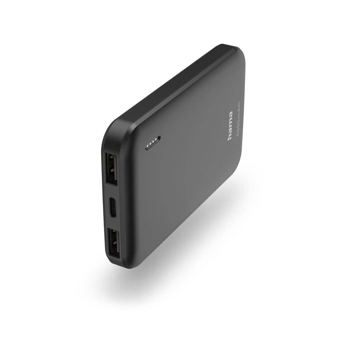 Hama 201707 Power Pack Pocket 5 5000 mAh Powerbank USB Typ-C (Anthrazit) 00201707