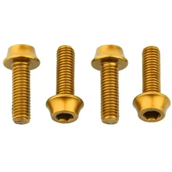 WOLF TOOTH Schrauben Set M5 x 15 mm Flaschenhalterschrauben | farbig g
