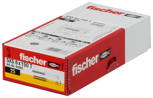Fischer 92683 SXS Langschaftdübel 150mm 8mm 25St.