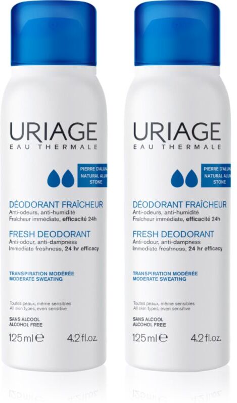 Uriage Hygiène Fresh Deodorant Set ensemble anti-transpiration et anti-odeurs