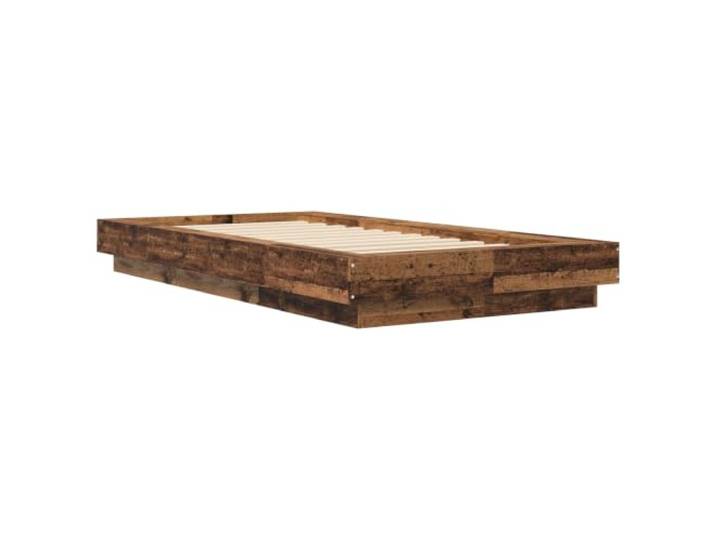 KTHLBRH Bettgestell aus antikem Holz, 80 x 210 cm Feste Lattenroste, technisches Holz, Traglast 140 kg, einfache Reinigung