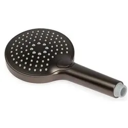 Csdk SL, Duschbrause, BLUE LABEL Handbrause mit Rub-Clean-Funktion und 3 Strahlarten - gun metal (3 Strahlarten)
